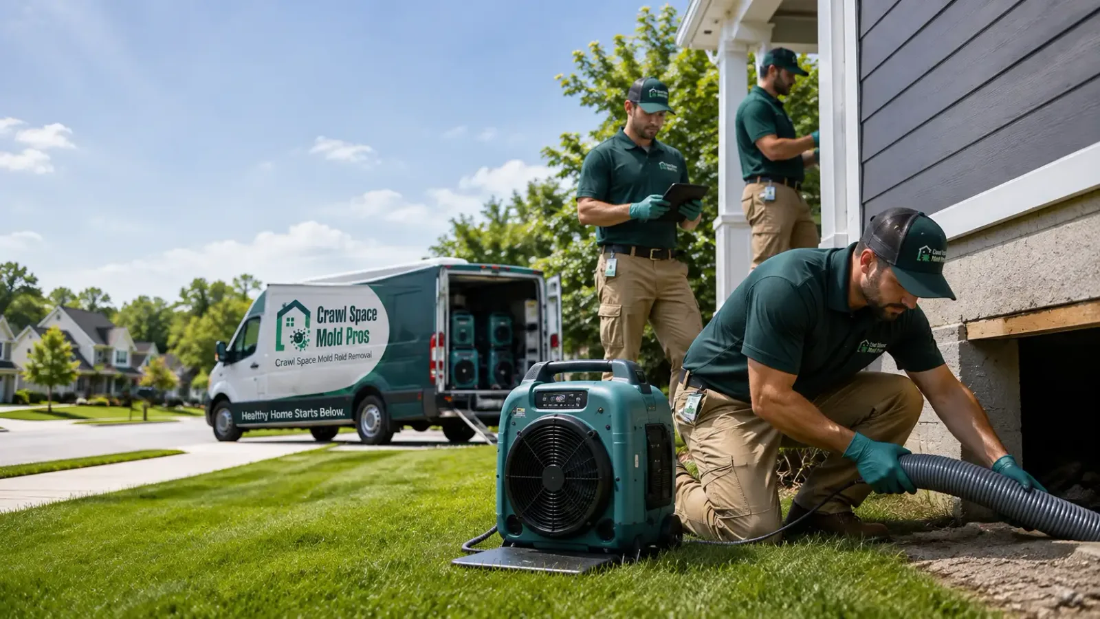 Crawl Space Mold Removal in Stockbridge, MI